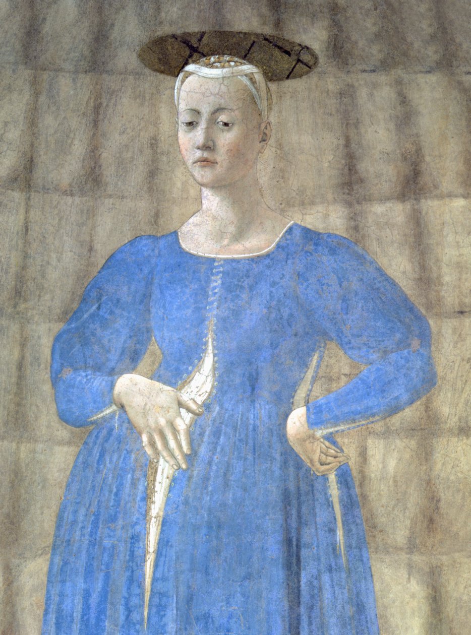 مادونا ديل بارتو ، c.1450-70 (التفاصيل) (انظر أيضًا 75561 و 172471 و 172472) بواسطة بييرو ديلا فرانشيسكا