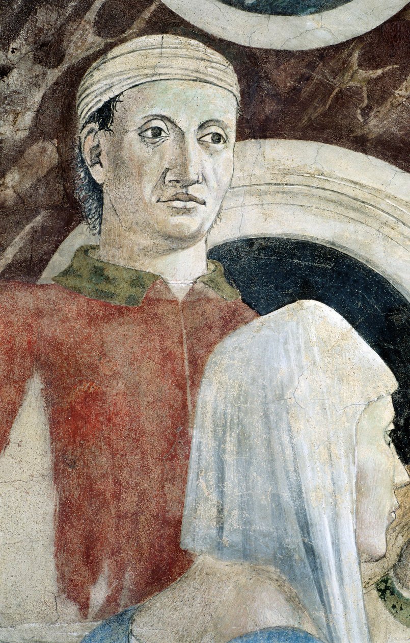 تفاصيل من The Legend of the True Cross تظهر اكتشاف True Cross والتحقق منها ، بقلم Piero della Francesca بواسطة بييرو ديلا فرانشيسكا