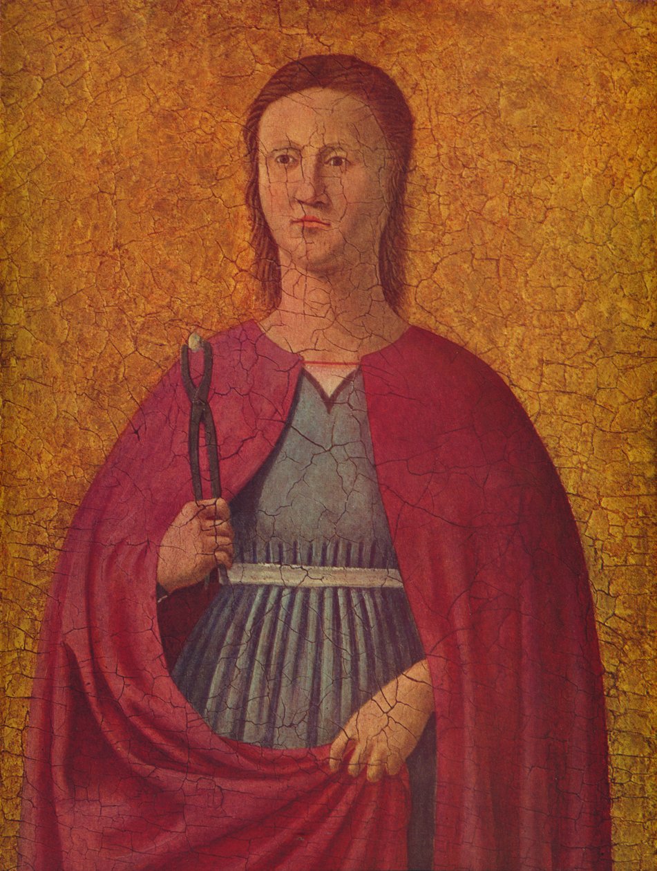 سانت أبولونيا ، c1455-1460 بواسطة بييرو ديلا فرانشيسكا