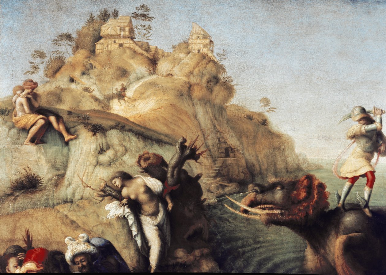 Perseus Freeing Andromeda ، التفاصيل (1510 ، زيت على قماش) بواسطة بييرو دي كوزيمو