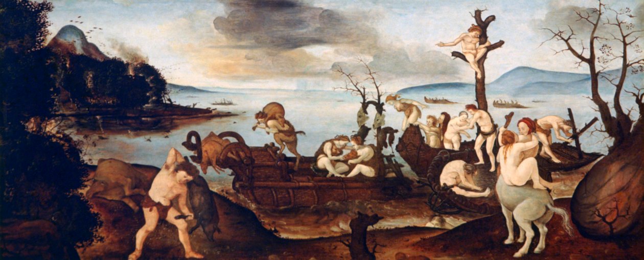 العودة من الصيد ، 1505-1507. بواسطة بييرو دي كوزيمو