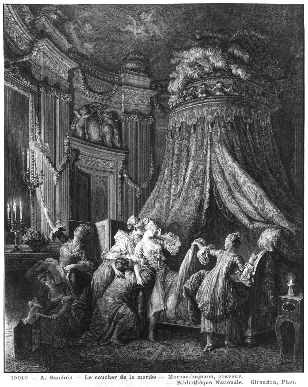 قال الشاب (1741-1814) في حفل العروس ، الذي نقش من جان ميشيل مورو ، بواسطة بيار أنطوان بودوان
