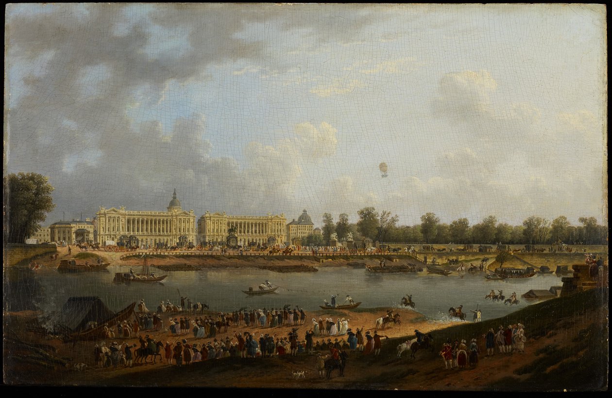Place de la Concorde ، c.1783 بواسطة بيار أنطوان ديماشي