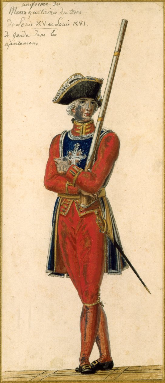 الفارس من زمن لويس الخامس عشر (1715-1774) ولويس السادس عشر (1754-93) بواسطة بيير أنطوان ليسور