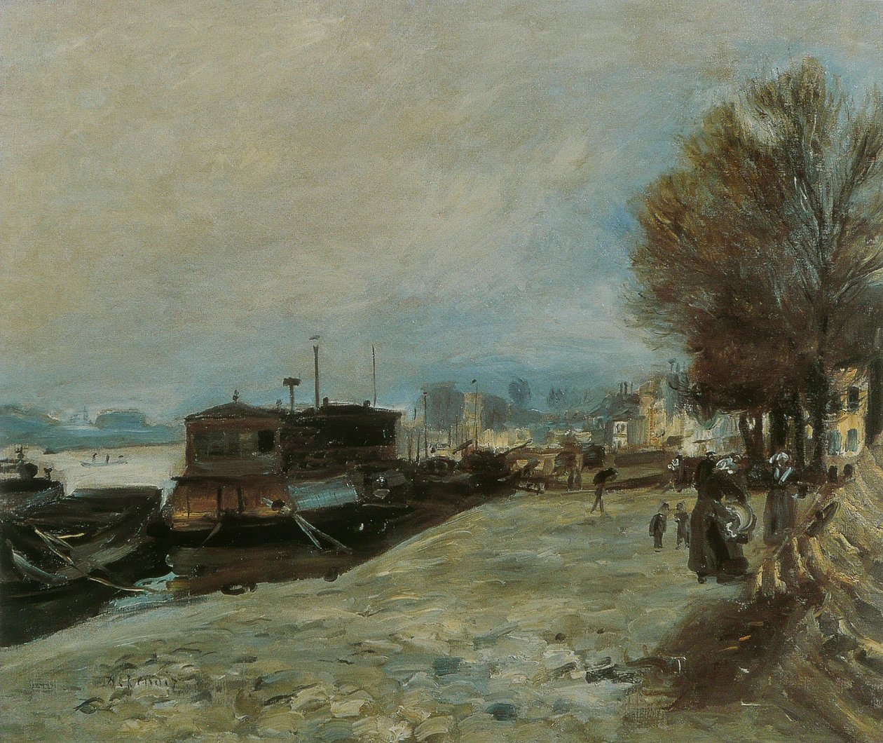 مغسلة على نهر السين بواسطة بيير أوغست رينوار