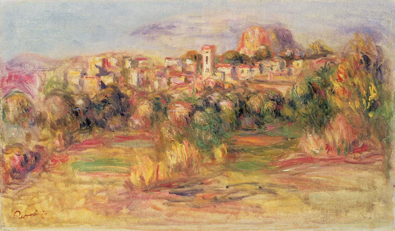 Cagnes ، ج .1900 بواسطة بيير أوغست رينوار