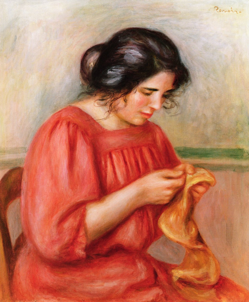 غابرييل دارننغ ، 1908 بواسطة بيير أوغست رينوار