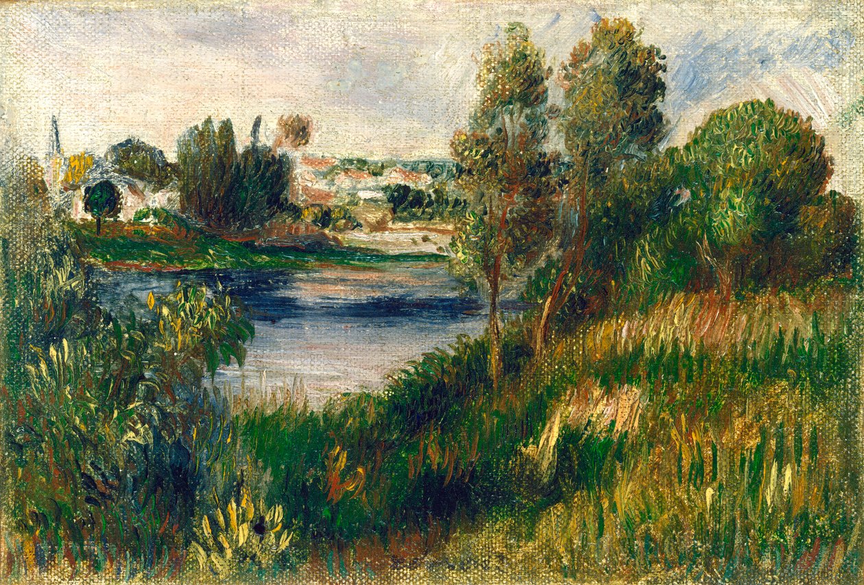 المناظر الطبيعية في Vétheuil ، c.1890 بواسطة بيير أوغست رينوار