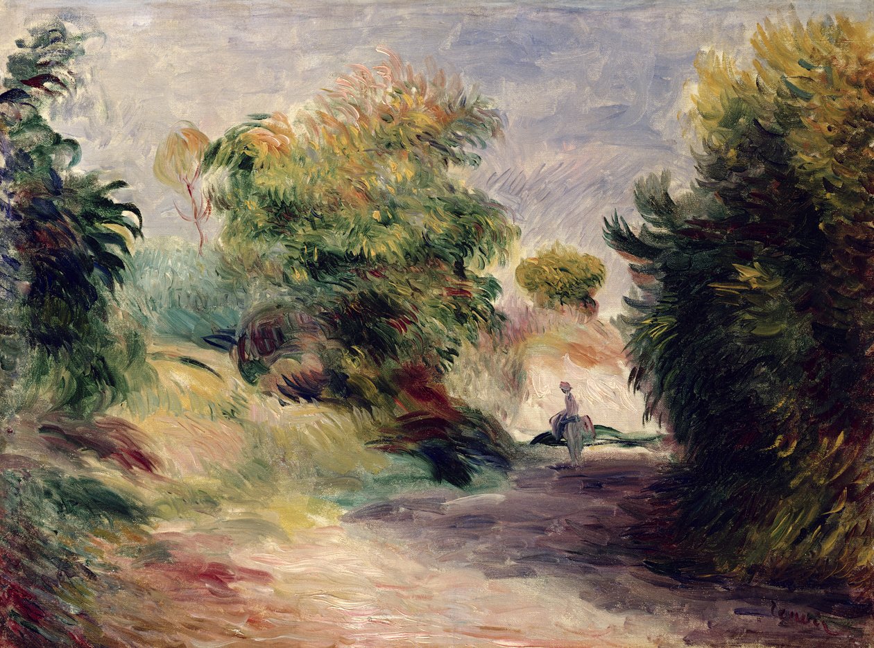 المناظر الطبيعية بالقرب من Cagnes ، 1907 بواسطة بيير أوغست رينوار