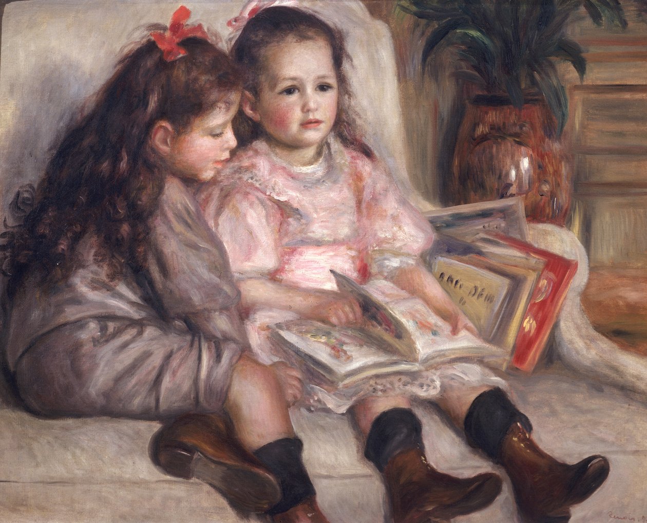 صور للأطفال ، أو أطفال العرفية Caillebotte ، 1895 بواسطة بيير أوغست رينوار