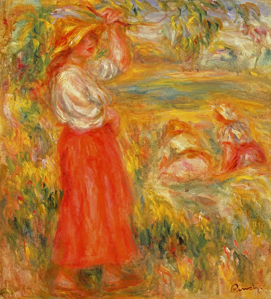 حصادون ، ج .1919 بواسطة بيير أوغست رينوار