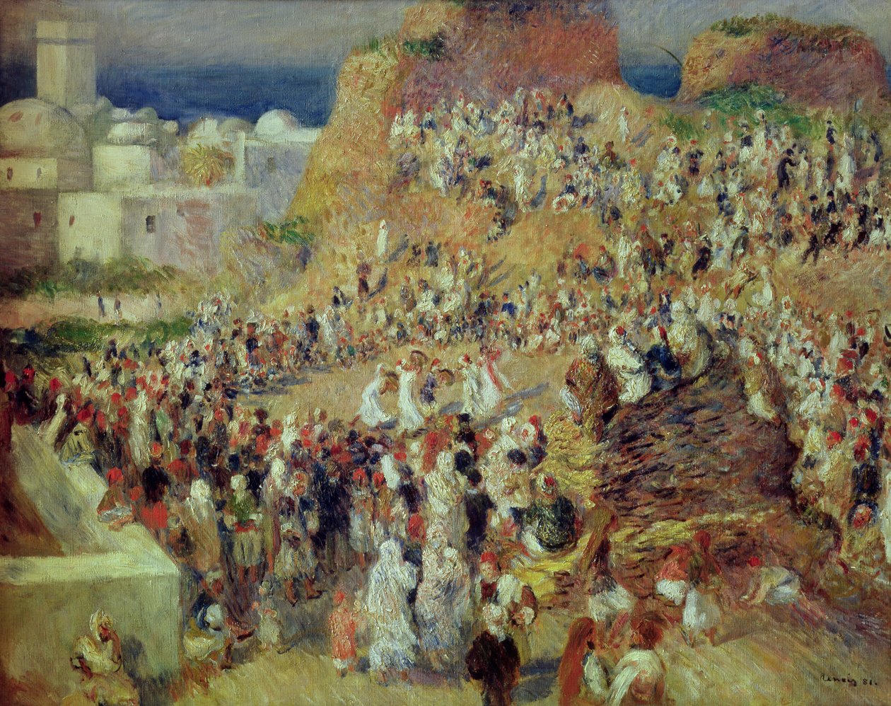 المسجد أو المهرجان العربي 1881 بواسطة بيير أوغست رينوار