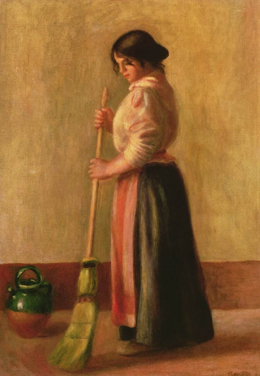 الكناس ، 1889 بواسطة بيير أوغست رينوار