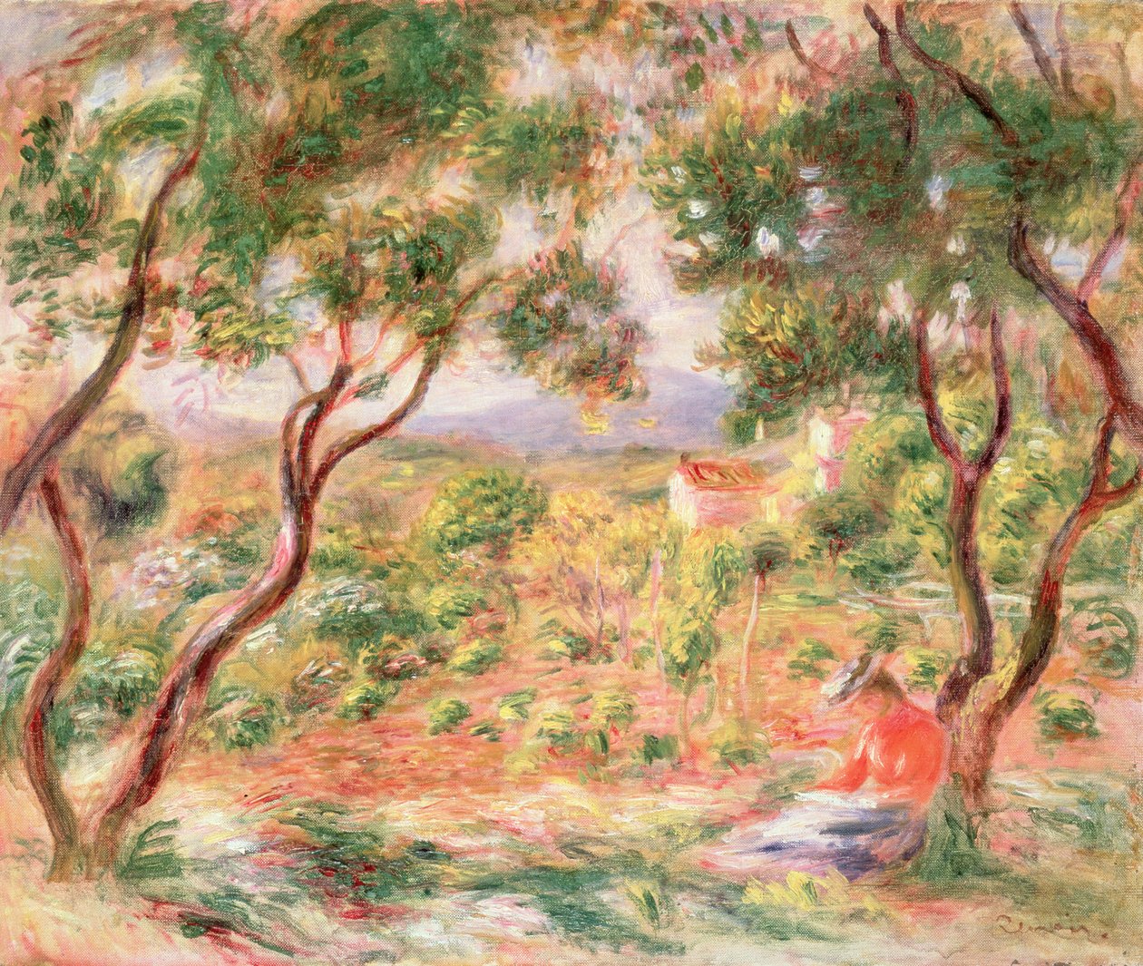 الكروم في Cagnes ، 1906 بواسطة بيير أوغست رينوار