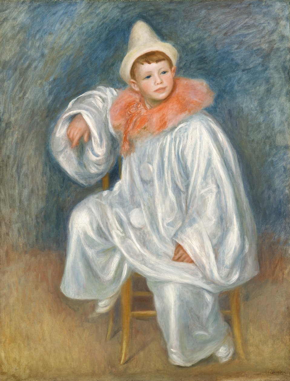 The White Pierrot، 190102 بواسطة بيير أوغست رينوار
