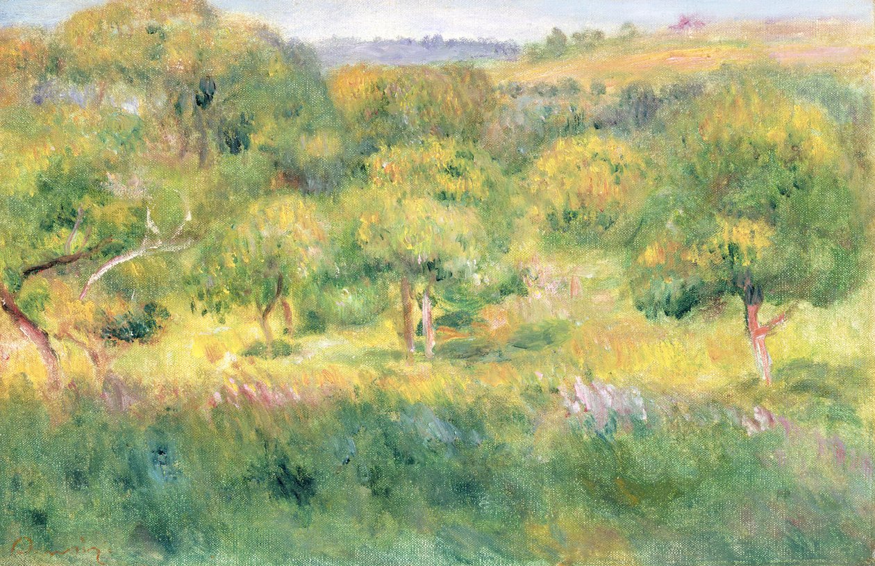 حافة غابة في بريتاني ، 1893 بواسطة بيير أوغست رينوار