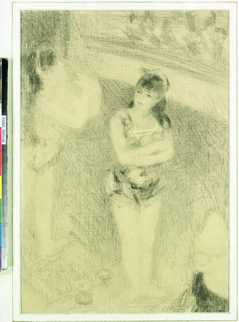 Two Circus Girls (فحم) بواسطة بيير أوغست رينوار
