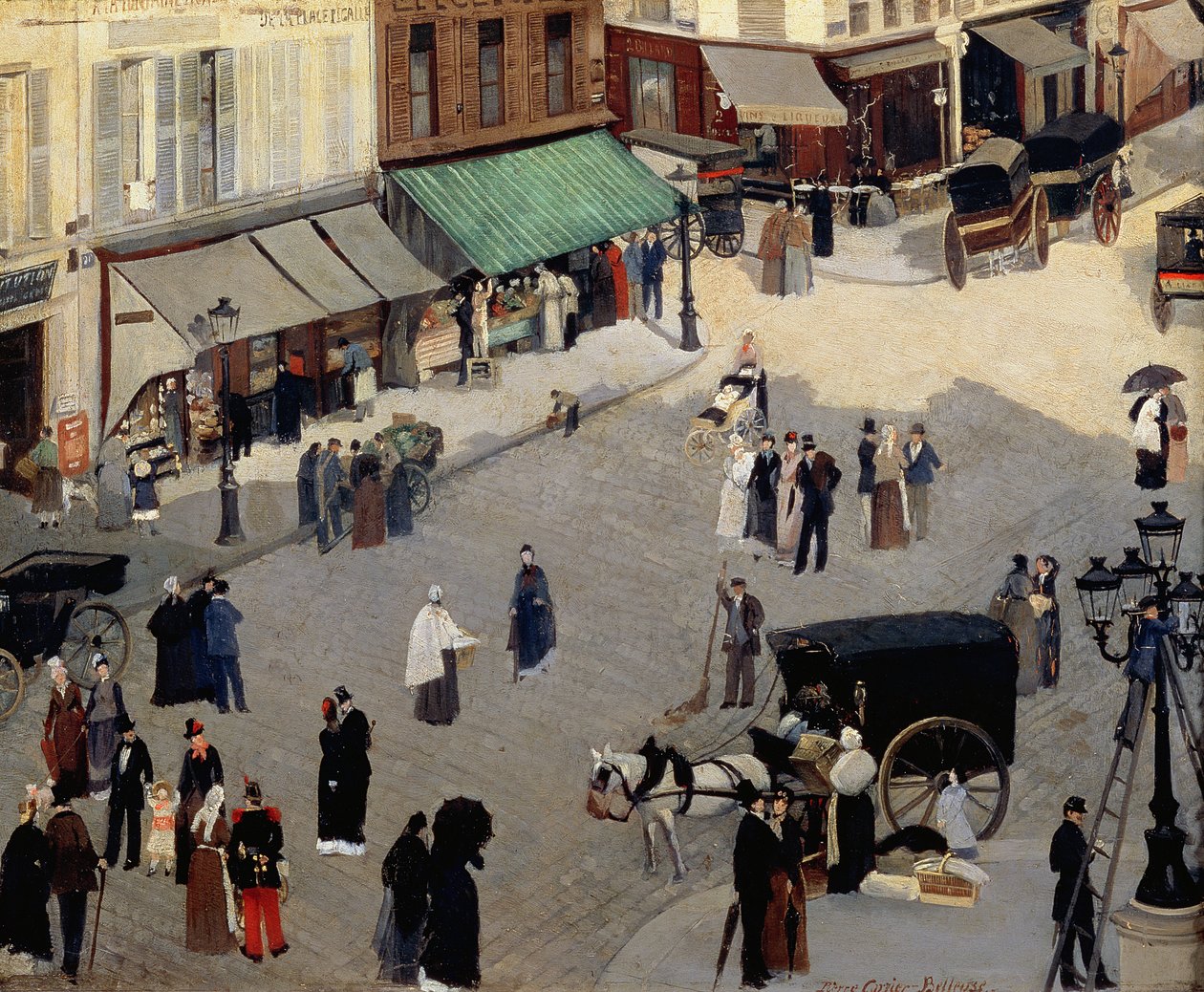 مكان Pigalle ، باريس ، 1880 بواسطة بيير كاريير بليوز
