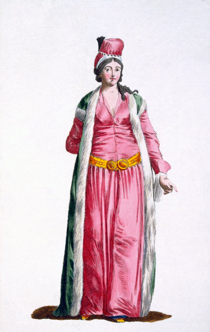 نبلاء سميرنا في تركيا ، 1780 بواسطة بيير دوفلوس