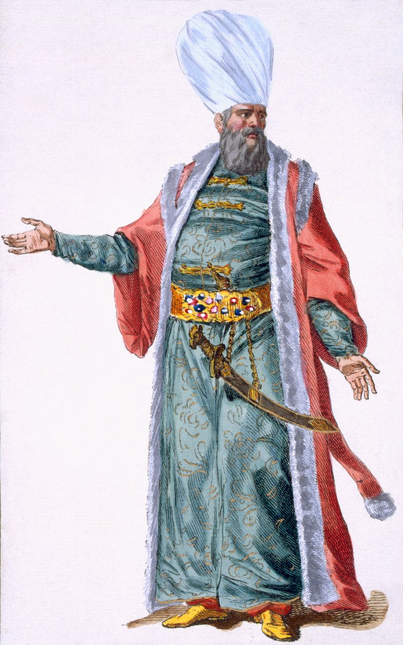 آغا ، أو زعيم الإنكشاريين ، 1780 بواسطة بيير دوفلوس