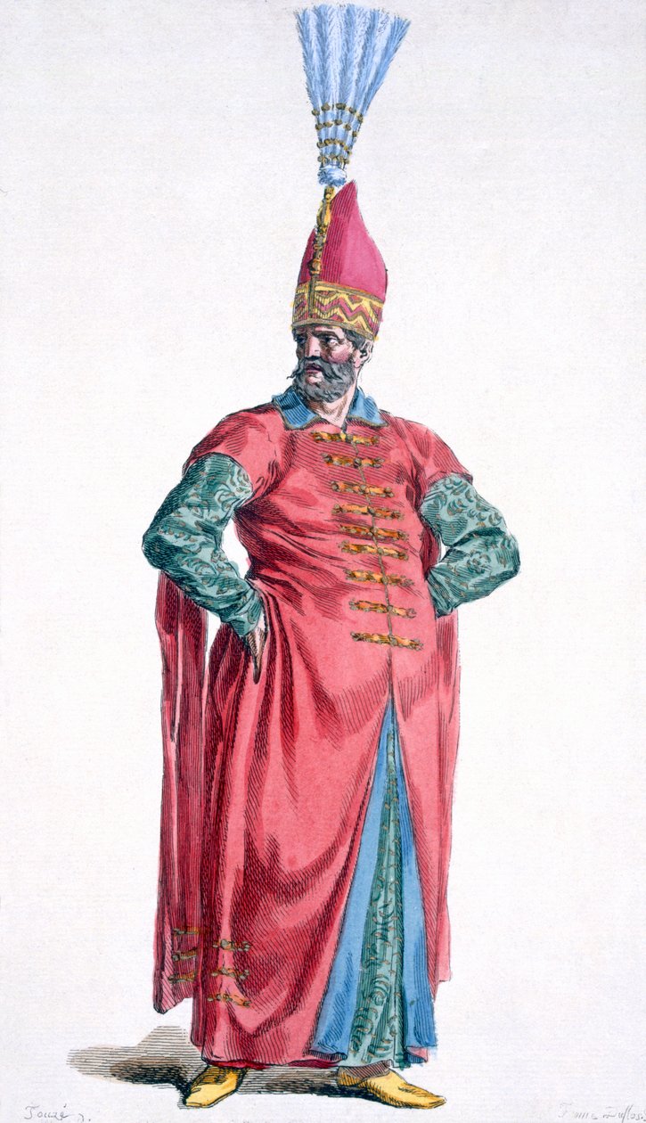 بولوخ باسي ، ضابط الإنكشارية ، 1780 بواسطة بيير دوفلوس