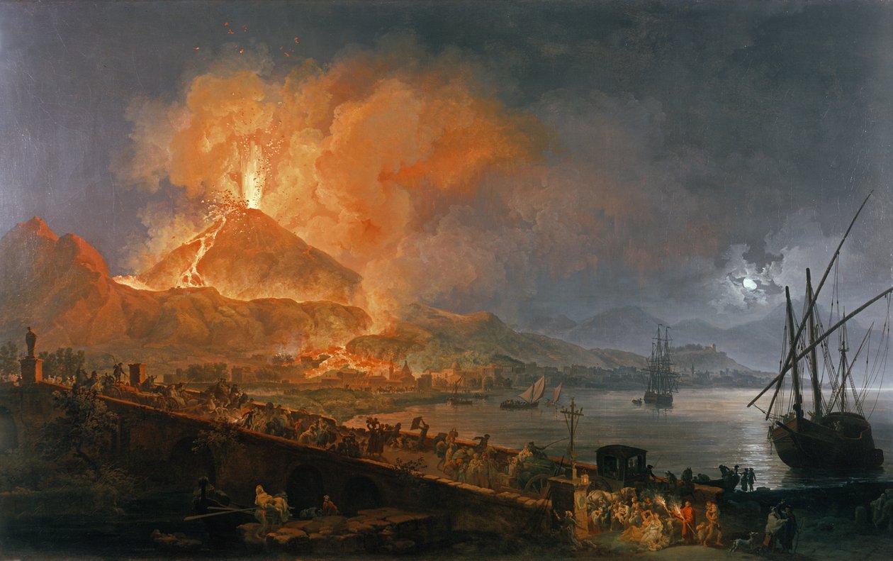 ثورة فيزوف عام 1771 بواسطة بيير جاك فولاير