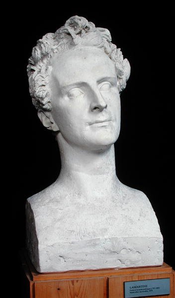 تمثال نصفي ألفونس دي لامارتين (1792-1869) 1829 (جص) بواسطة بيير جان ديفيد دانجرز