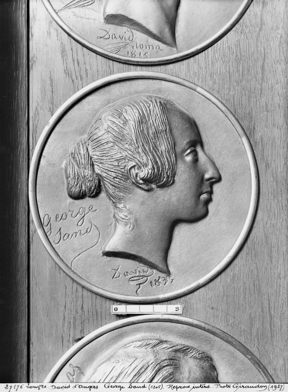 جورج ساند ، 1833 (برونزي) بواسطة بيير جان ديفيد دانجيرز