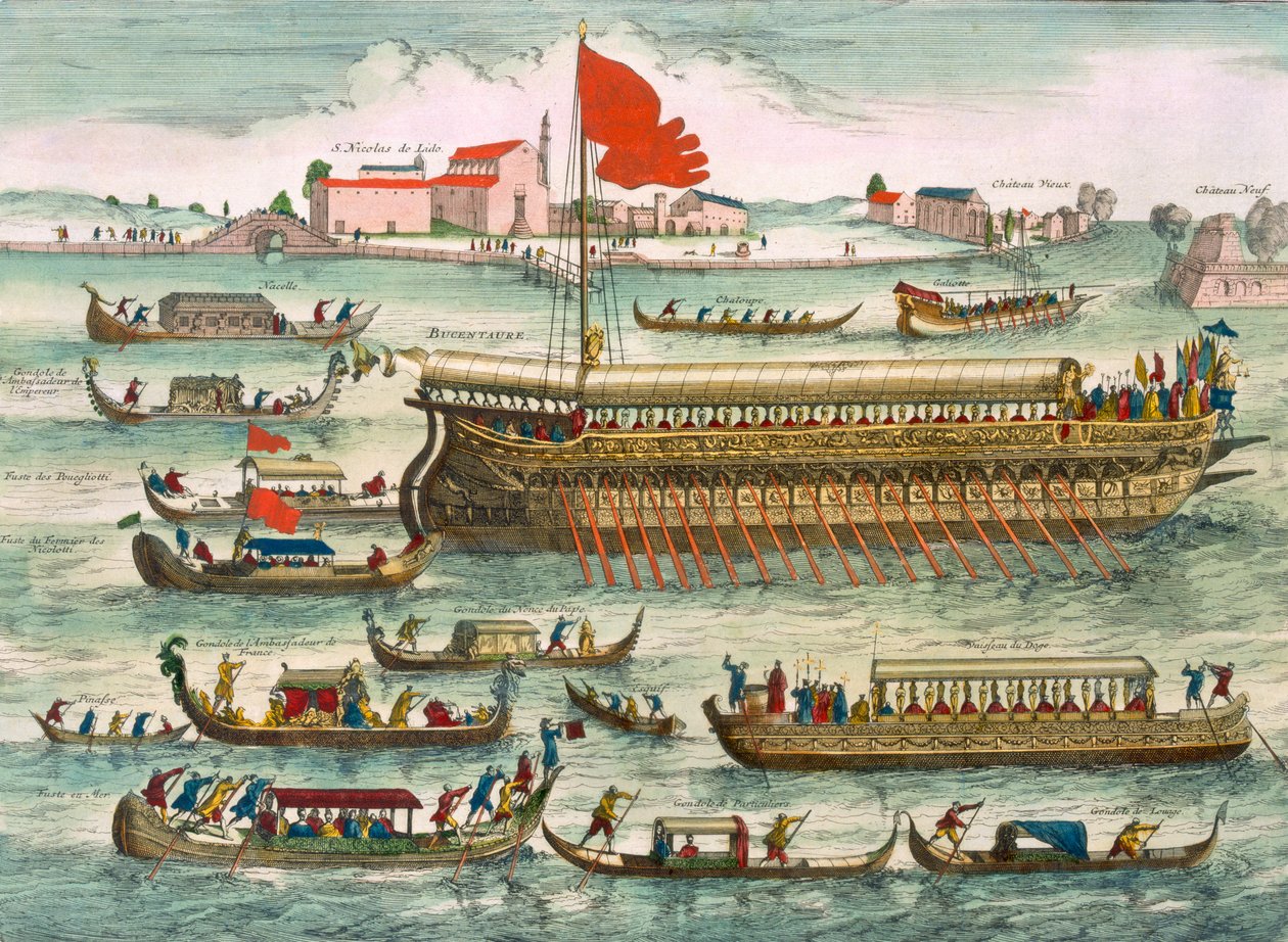 أنواع الشحنات المسماة للبندقية ، في ليدو ، 1693 بواسطة بيير مورتير