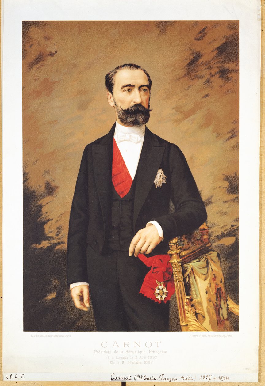 صورة ماري فرانسوا سعدي كارنوت (1837-1894) 1887 بواسطة بيير بيتيت