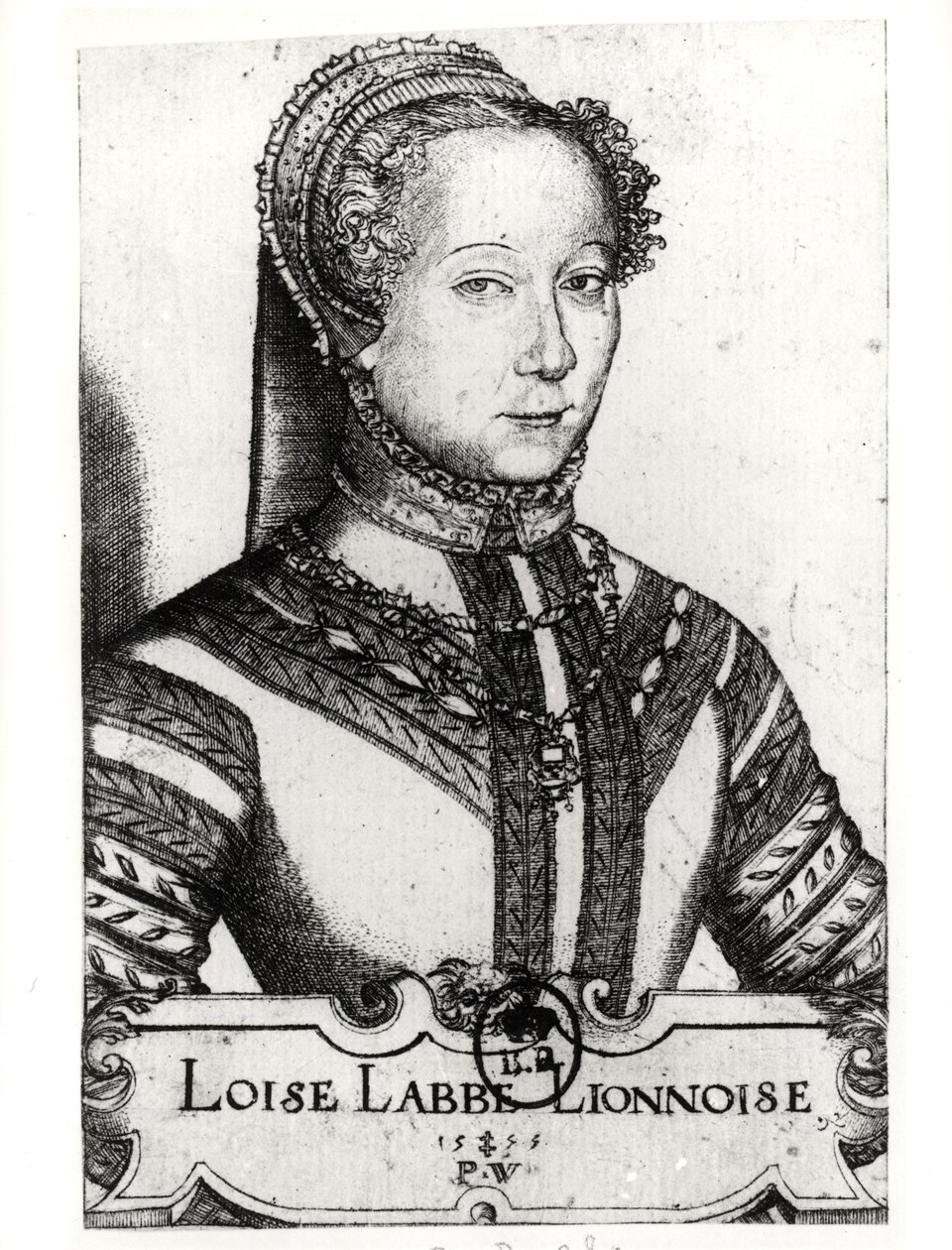 Louise Labe (c.1524-66) La Belle Cordiere ، 1555 بواسطة بيار وويريوت دي بوزي