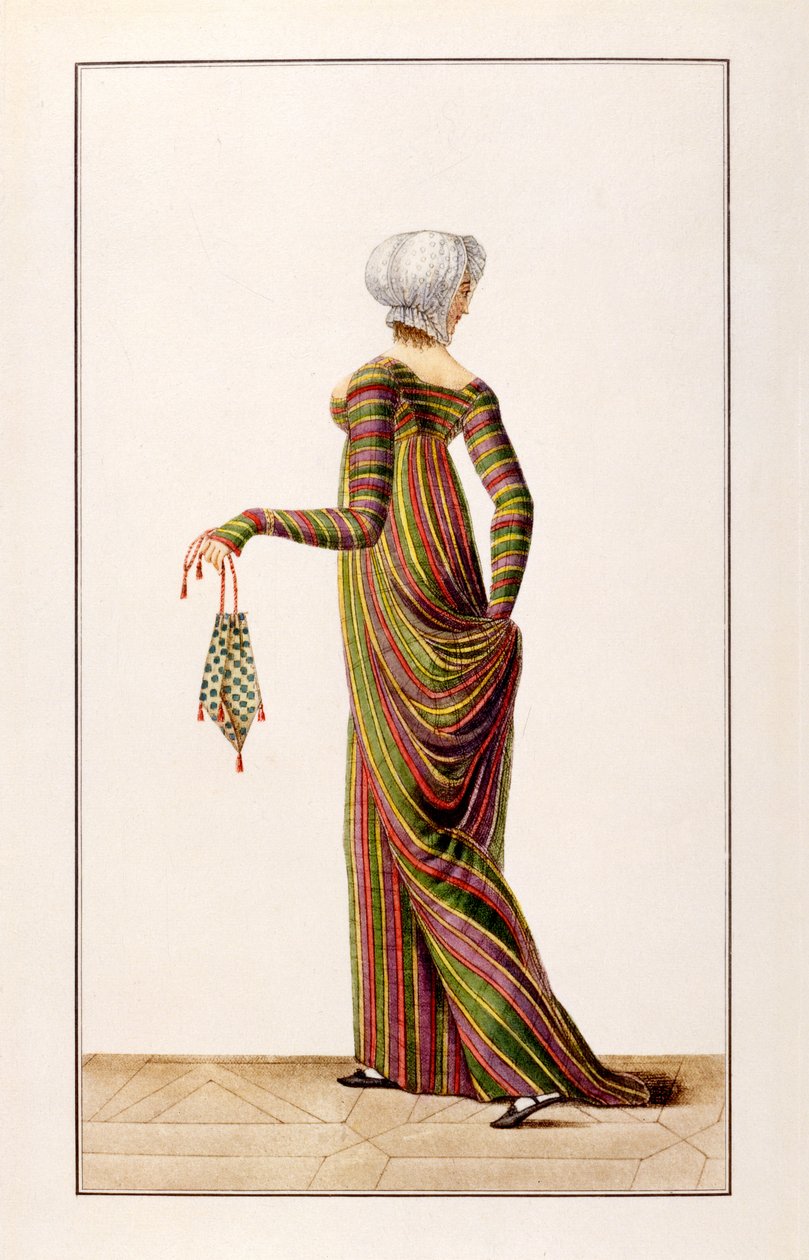 أرواب مدراس من Journal des Dames ، 1800 بواسطة بيير دي لا ميسانجير