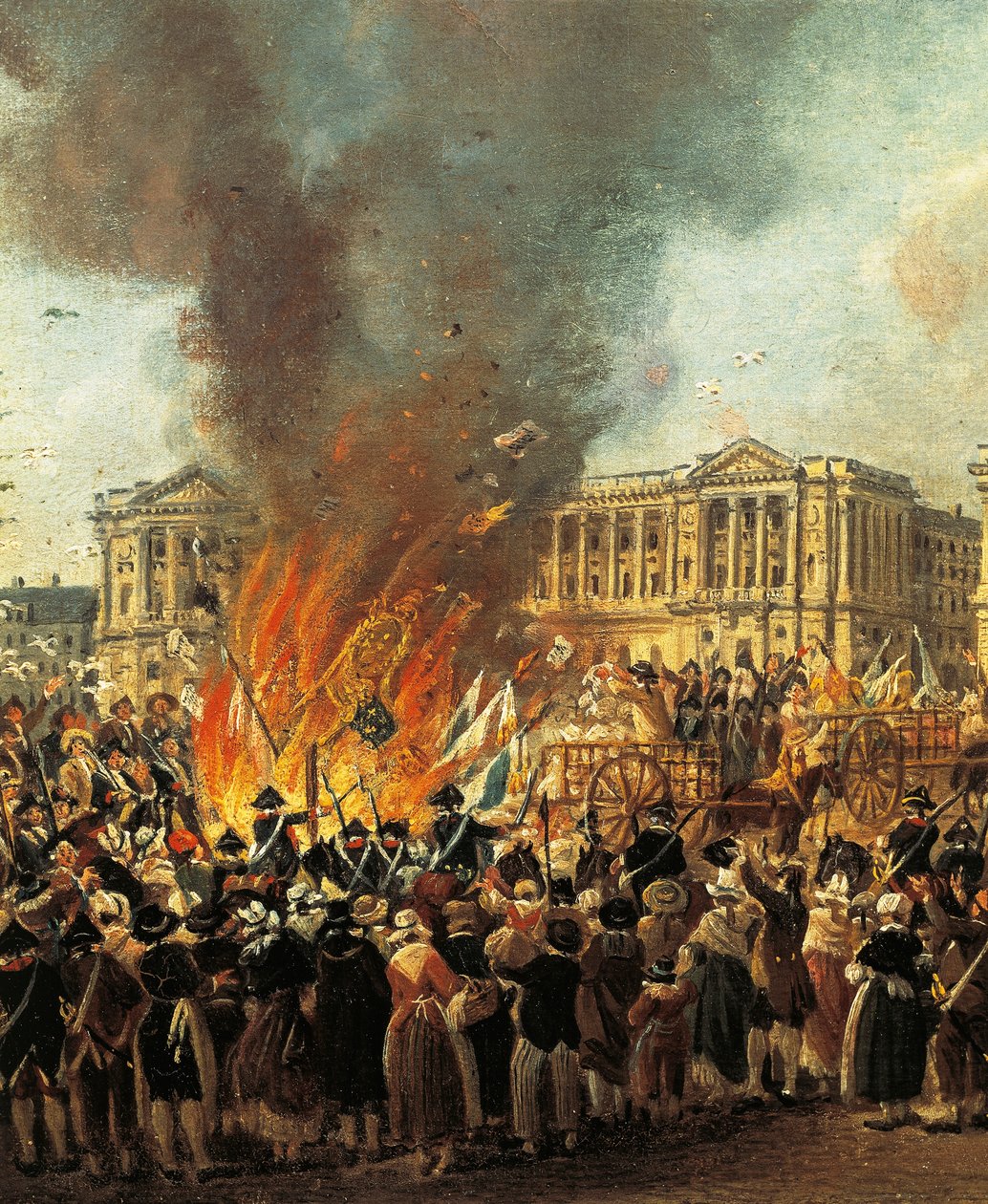 الاحتفال بالوحدة ، بقلم بيير أنطوان ديماشي (1723-1807) ، التفاصيل بواسطة بيار أنطوان ديماشي