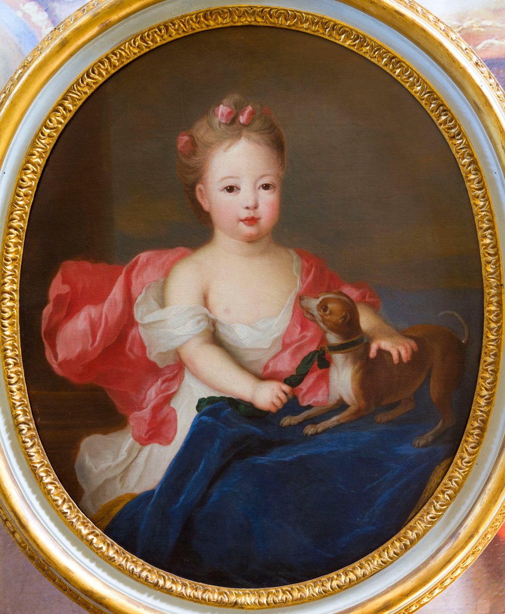 Portrait of princess of Lorraine, attributed to Pierre Gobert, oil on canvas بواسطة بيير (Attr. To) Gobert