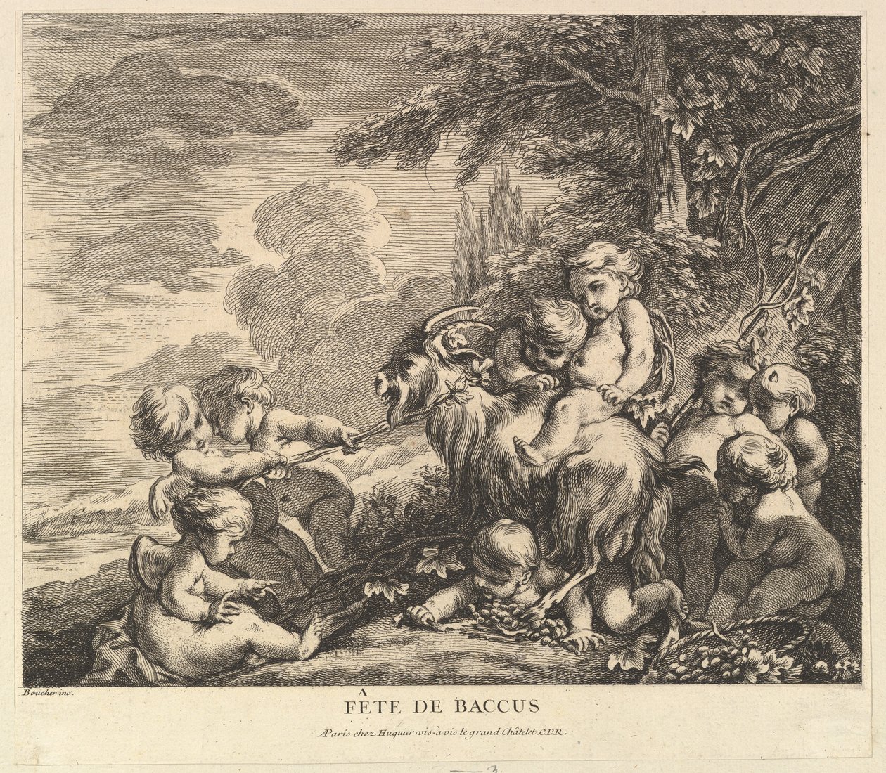 عيد باكوس ، كاليفورنيا. 1738. بواسطة بيير الكسندر افلين