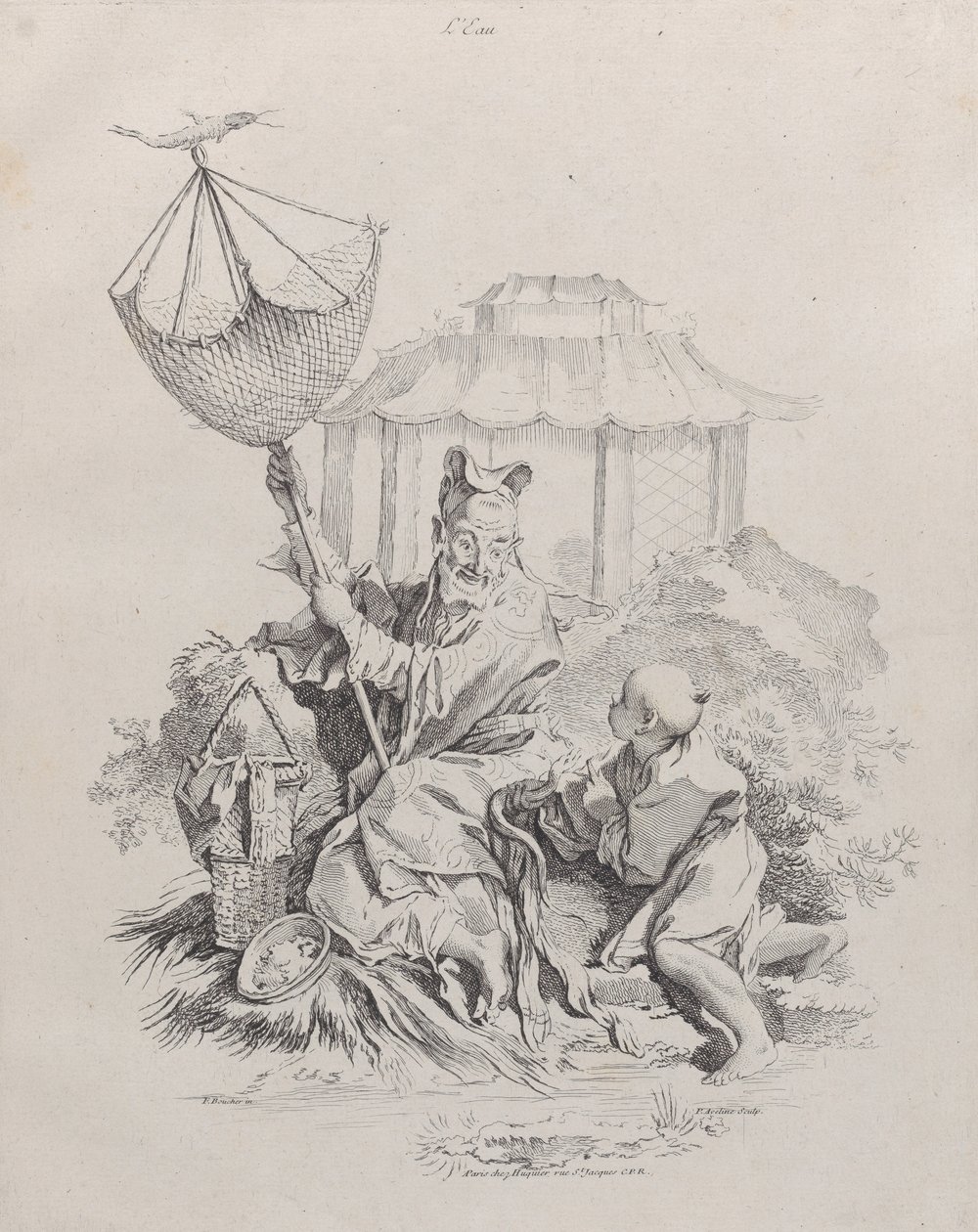 الماء ، من العناصر الأربعة ، 1738-49. بواسطة بيير الكسندر افلين