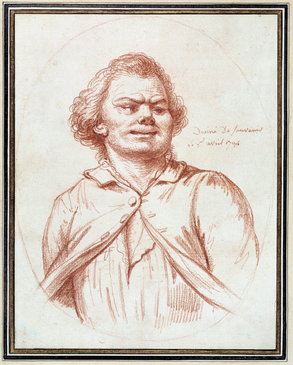 الثورة الفرنسية: "" صورة جورج جاك دانتون (1759-1794) تؤدي إلى العذاب "رسمًا للتفاؤل منسوبًا إلى بيير ويلي (1748-1821) بواسطة بيير الكسندر ويل