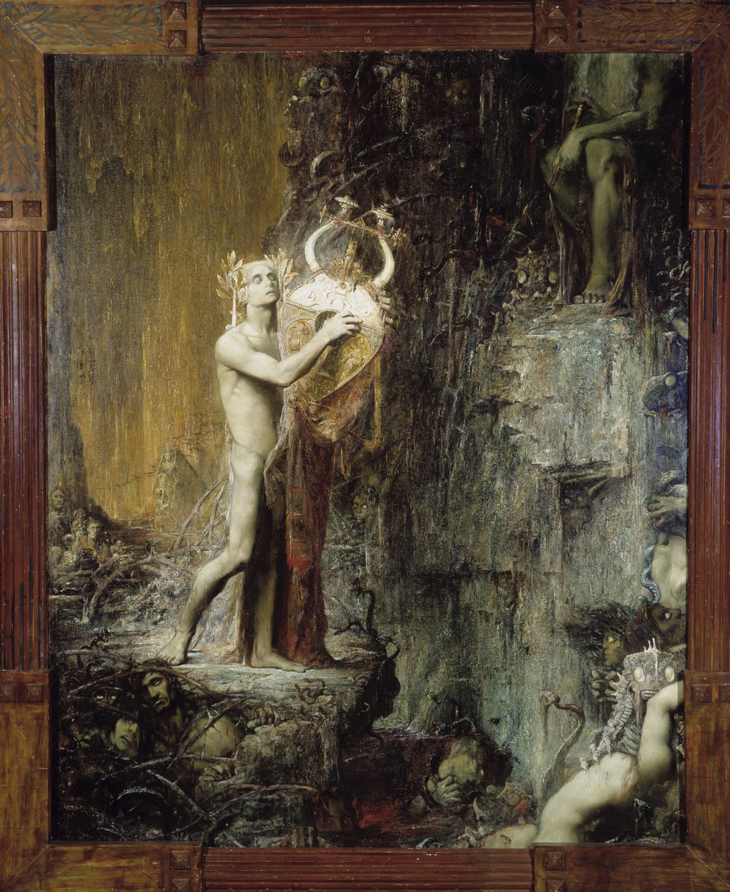 رسم Orphee aux Hell لأوبرا "Orfeo" لمونتيفيردي بواسطة بيار أميدي مارسيل بيرونو