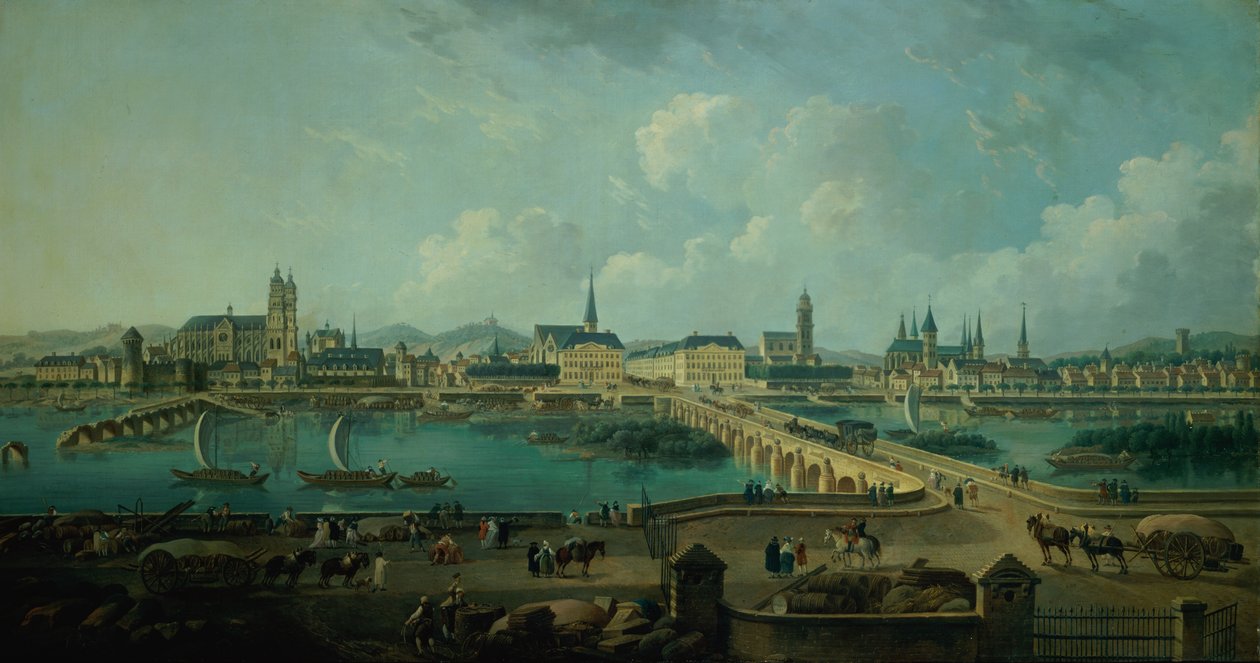 منظر بانورامي للجولات ، 1787 بواسطة بيار أنطوان ديماشي