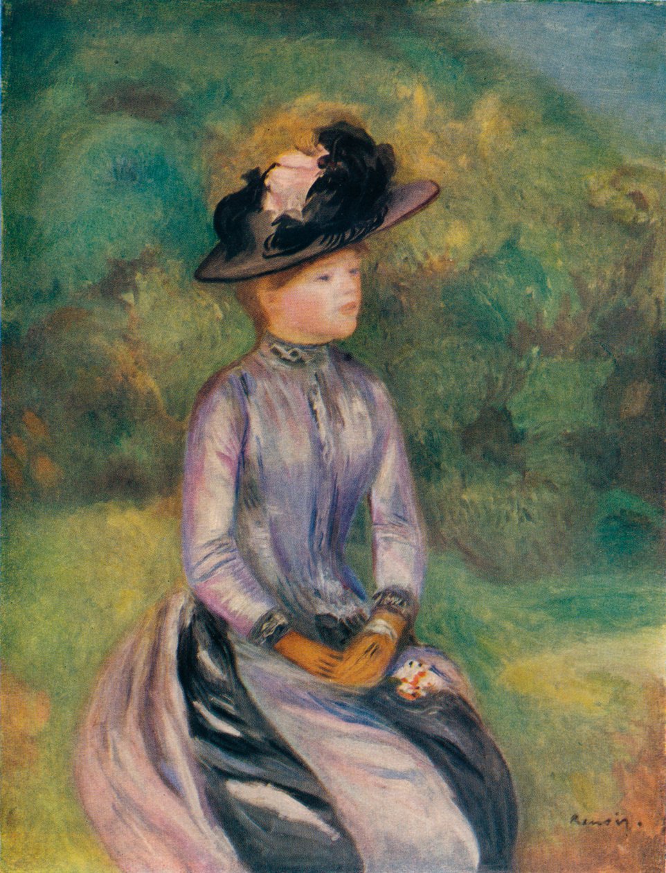 Adrenne, c1878, 1938 بواسطة بيير أوغست رينوار