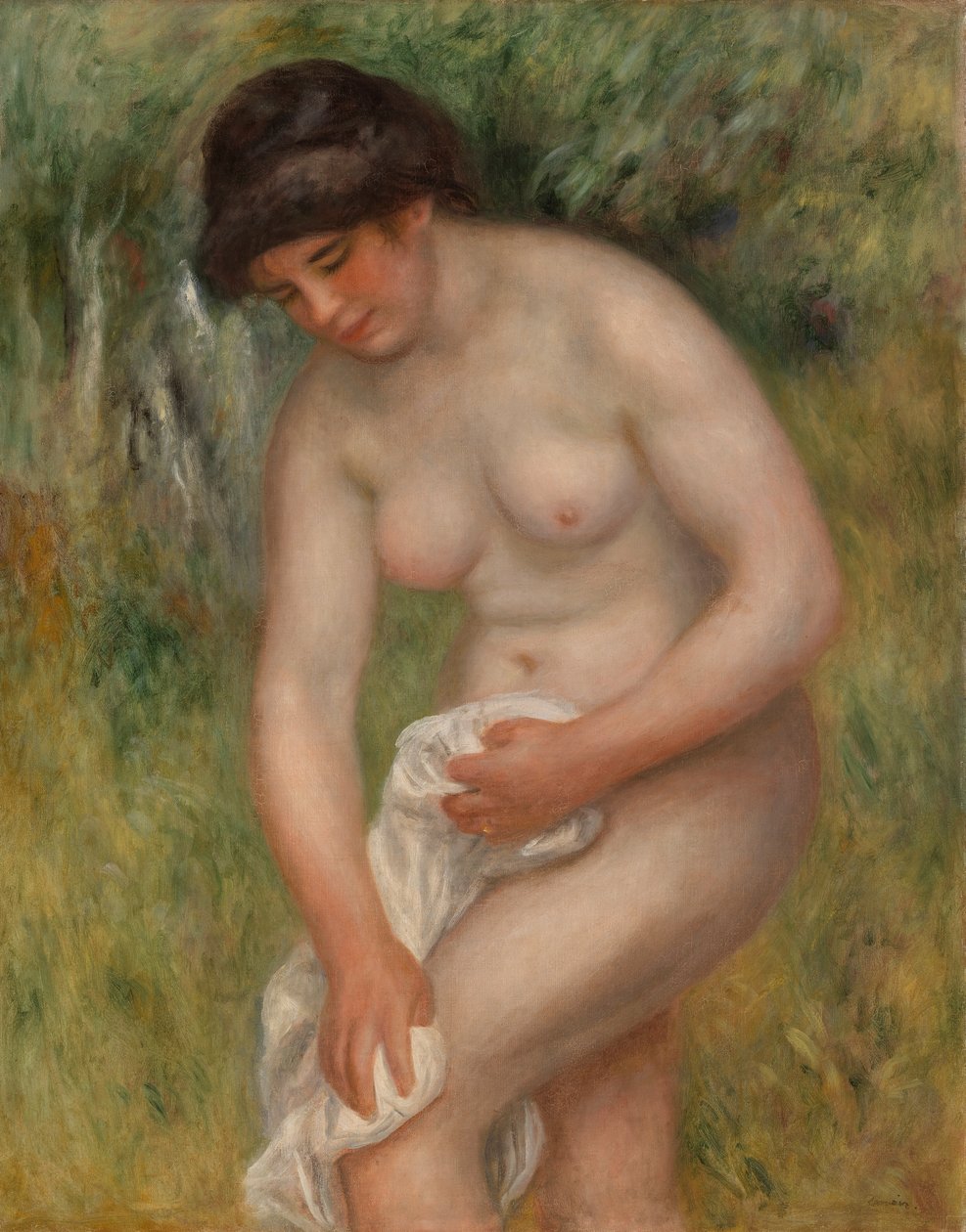 Bather Drying نفسها (Baigneuse s