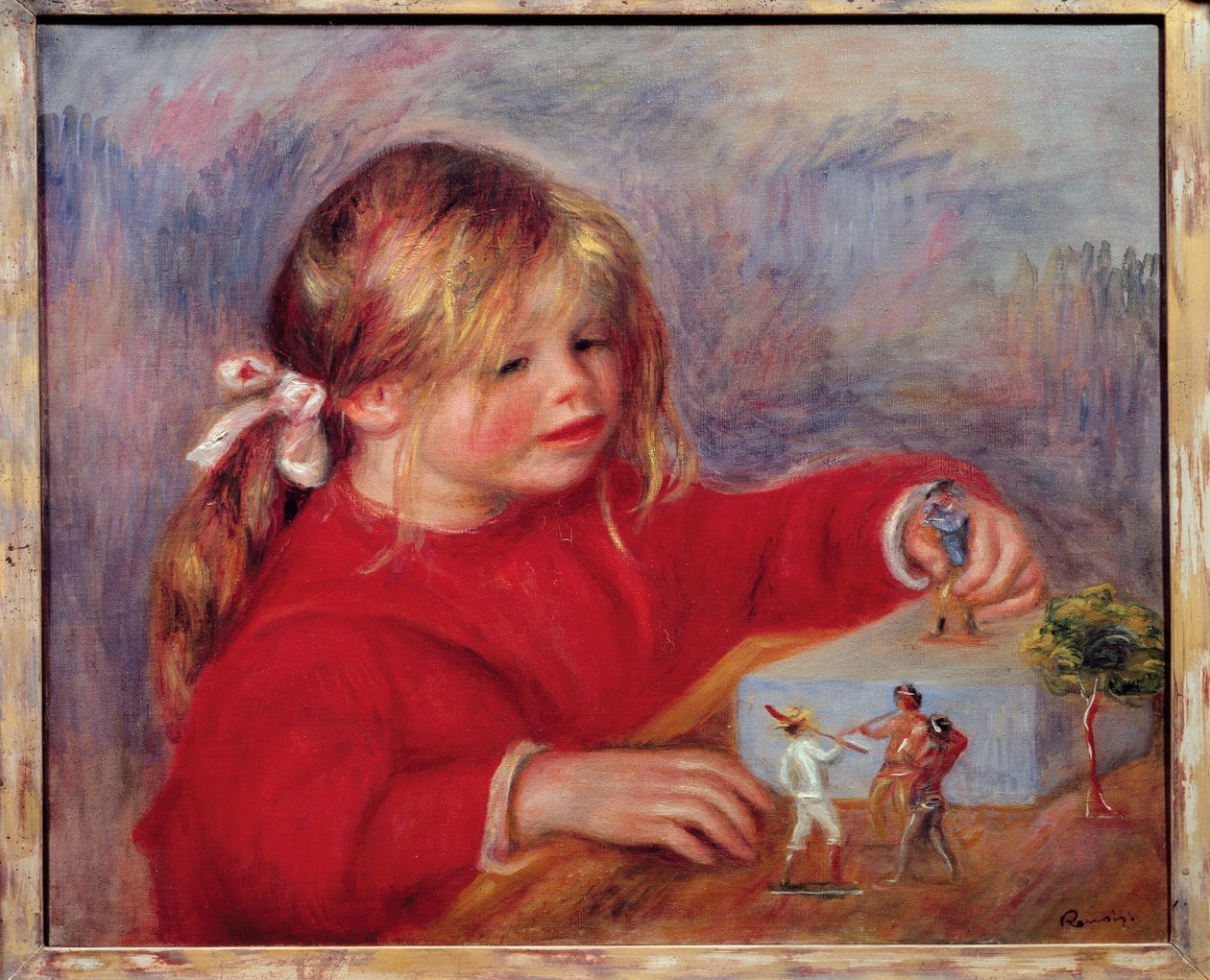 Claude Renoir Playing بواسطة بيير أوغست رينوار