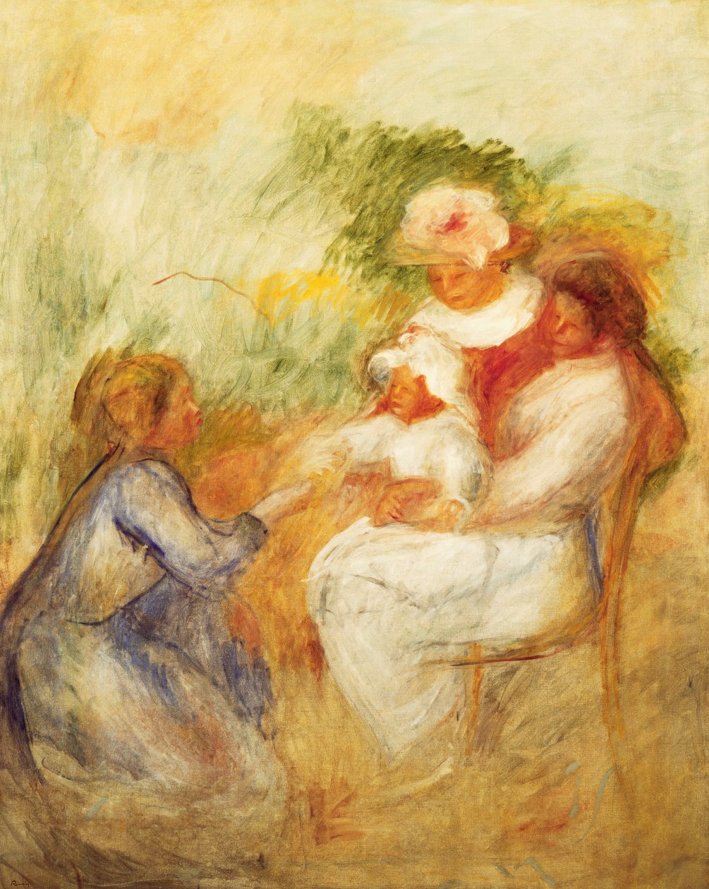 أسرة؛ الأسرة ، ج. 1896 بواسطة بيير أوغست رينوار