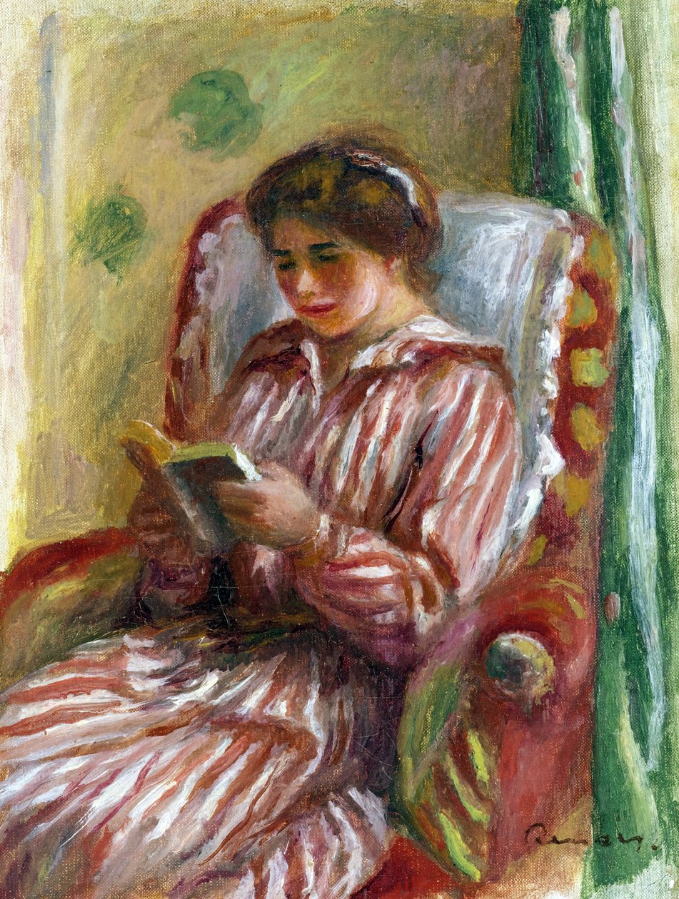 غابرييل ريدينغ - رسم بيير أوغست رينوار (1841-1919) بواسطة بيير أوغست رينوار