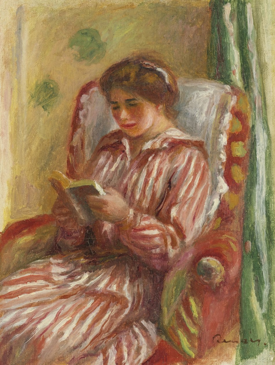 غابرييل ريدينج ، 1910 بواسطة بيير أوغست رينوار
