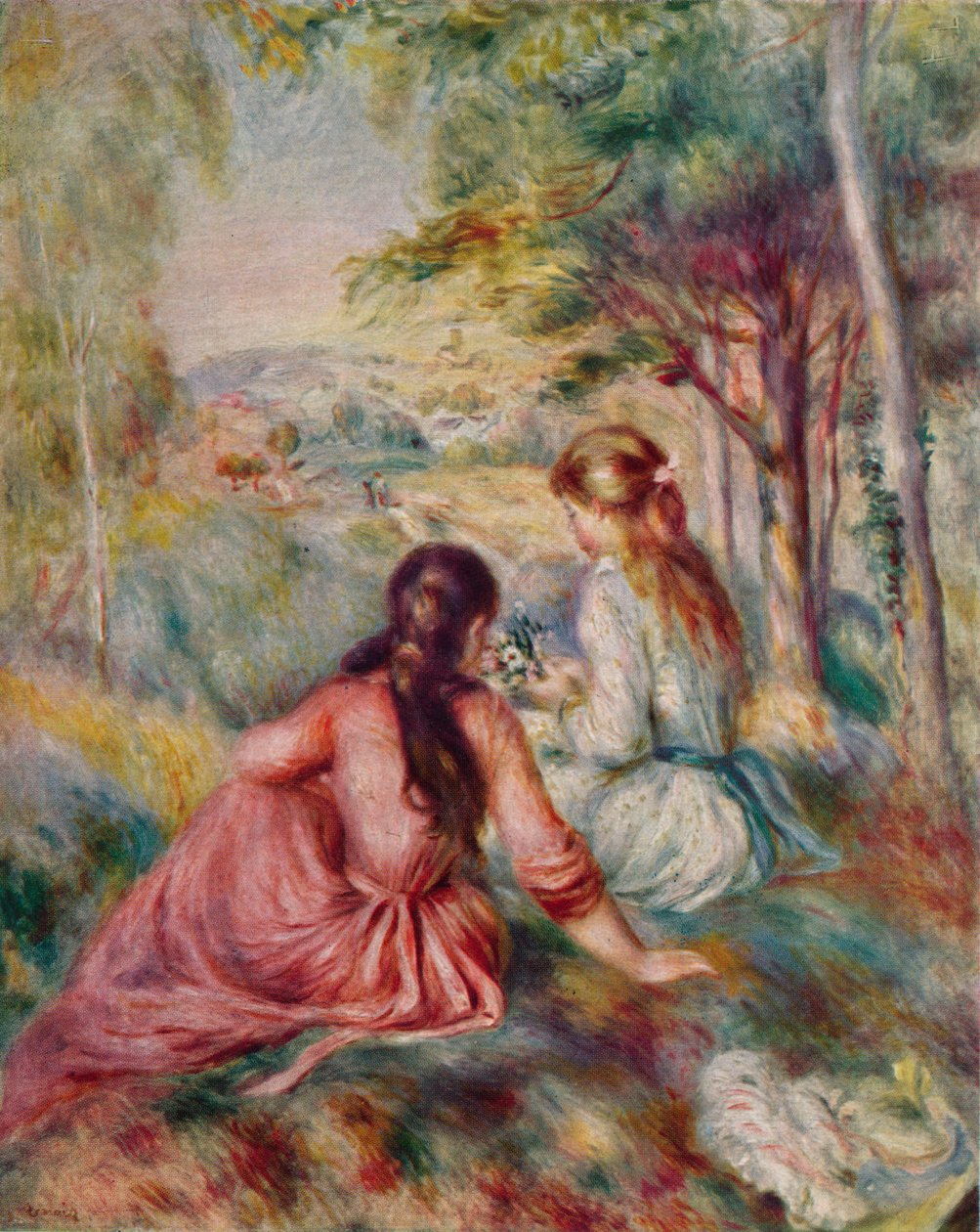 في المرج ، c1888 بواسطة بيير أوغست رينوار
