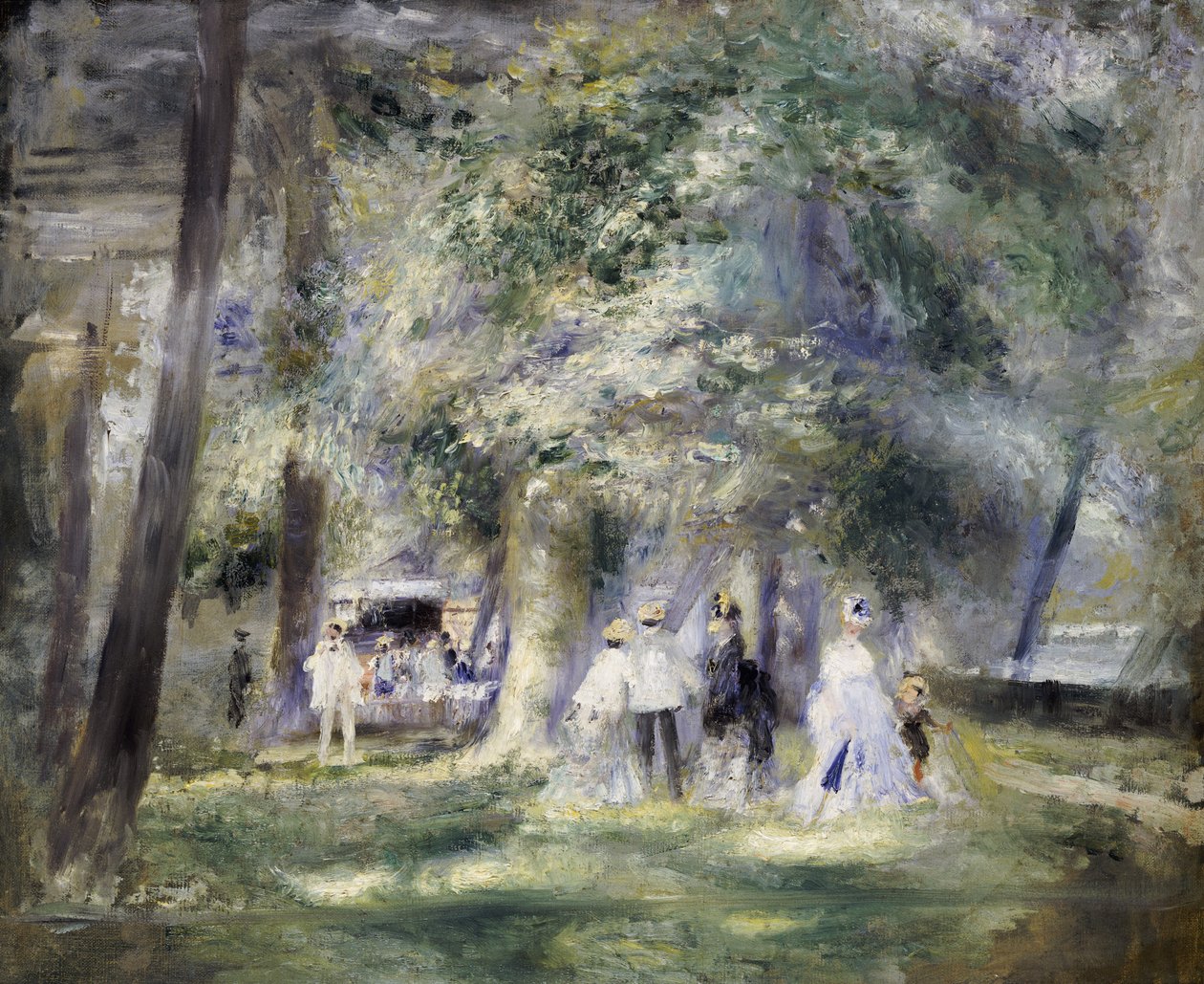 في الحديقة في Saint-Cloud ، 1866 بواسطة بيير أوغست رينوار