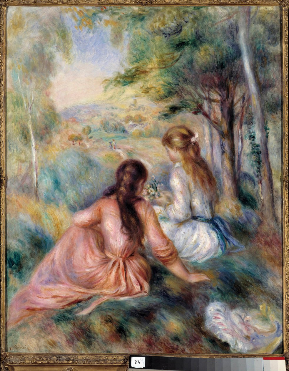 في اللوحة التمهيدية لبيير أوغست رينوار (1841-1919) 1890 صن. 0،81x0،65 م نيويورك ، متحف متروبوليتان بواسطة بيير أوغست رينوار