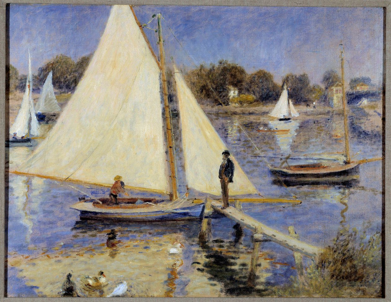 La Seine a Argenteuil لوحة لبيير أوغست رينوار (1841-1919) 1874 بورتلاند ، متحف الفن بواسطة بيير أوغست رينوار