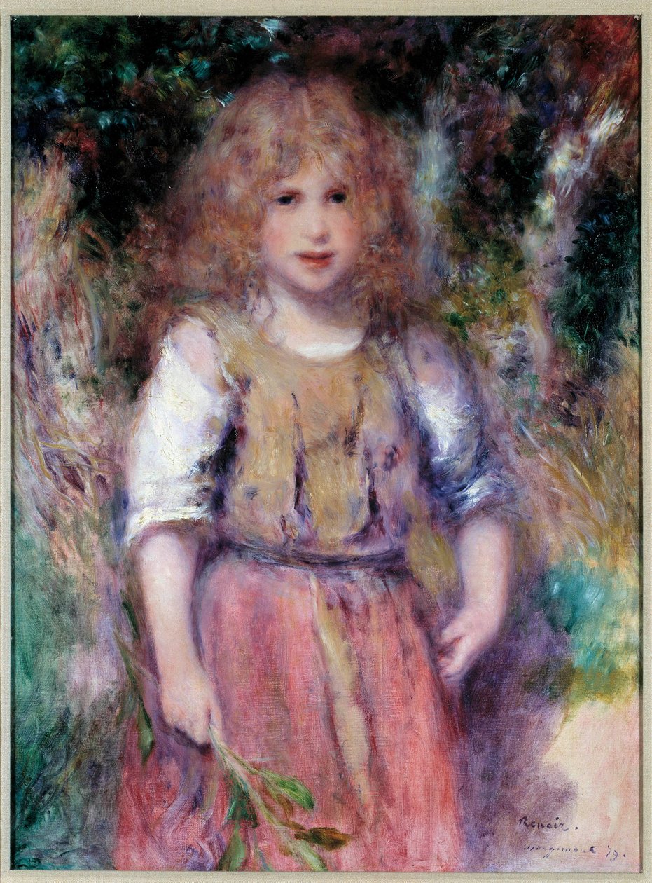 La petite bohemienne لوحة لبيير أوغست رينوار (1841-1919) مجموعة خاصة من 1879 بواسطة بيير أوغست رينوار